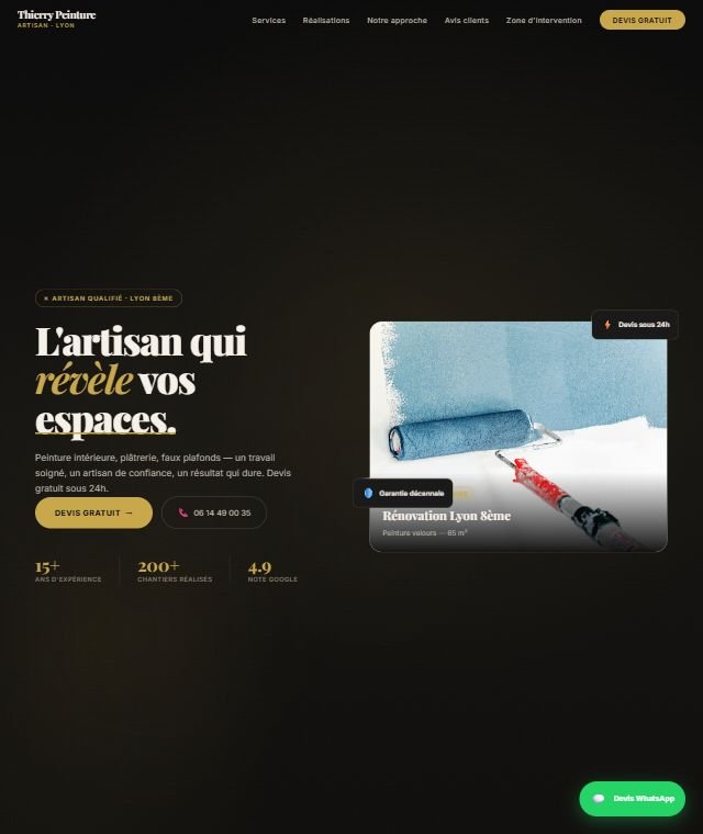 Thierry Peinture — PEINTURE PLÂTRERIE — LYON